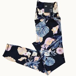 NWT Under Armour Meridian High-Rise Full Length Leggings | Floral Print